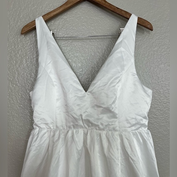 Blissfully Beloved Ivory Backless A-Line Bow Maxi Dress - Picture 4 of 10